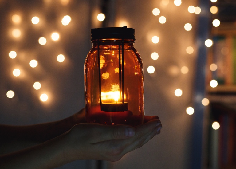 Christmas Lantern Hands