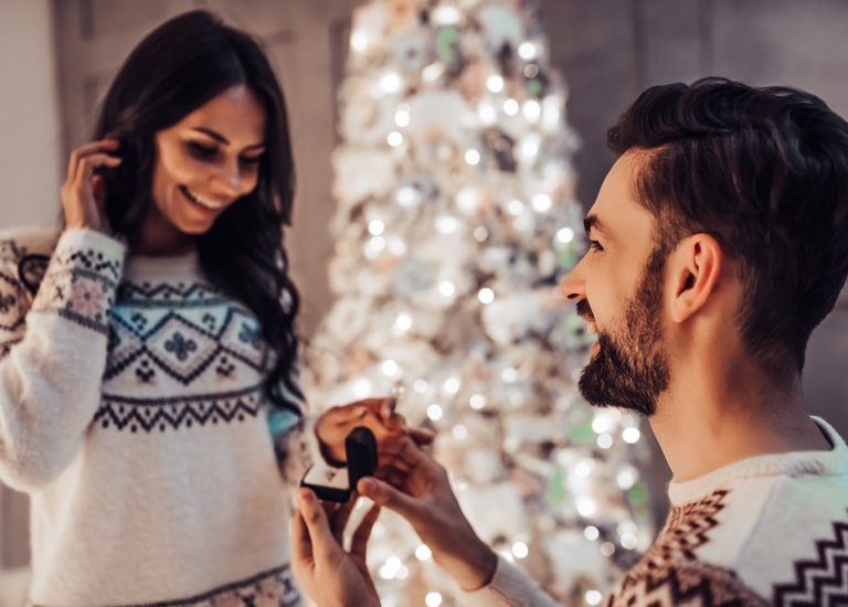 Christmas proposal