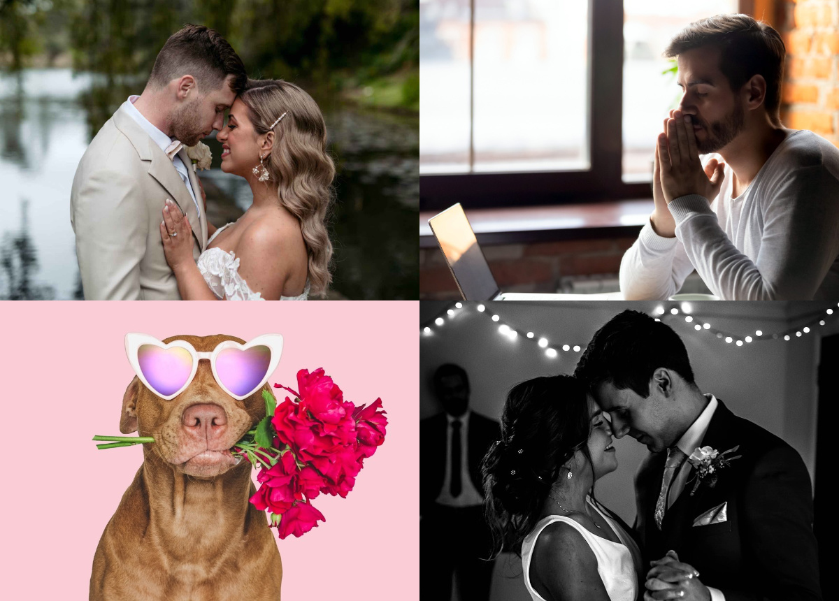 Montage of images from the most popular Christian dating blog posts of 2023 - Christian Connection great dating advice