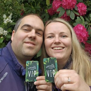 Andrea and Rob at a VIP zoo experience where they got engaged - Christian Connection blog