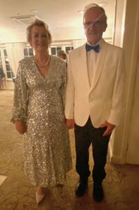 George and Jane on their wedding day - "God was at work with our meeting" - George & Jane, our Christian Connection story