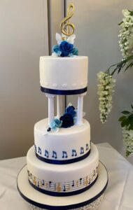 George and Jane's wedding cake