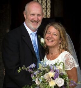 Pollyanna and Rob, who met on Christian Connection, on their wedding day - 'How staying active on Christian Connection increases your chances of connecting' - Christian Connection blog