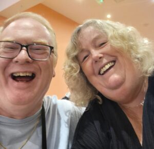 Alison and Paddy who met on Christian Connection