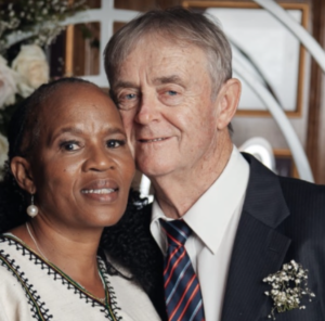 Chris and Hilda's wedding after meeting on Christian Connection